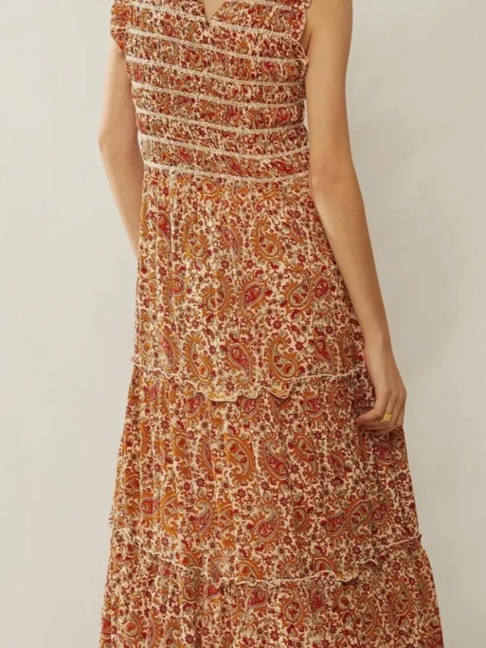 Bohera Nikki Reyn Paisley Ruffle Dress - Picture 2 of 2